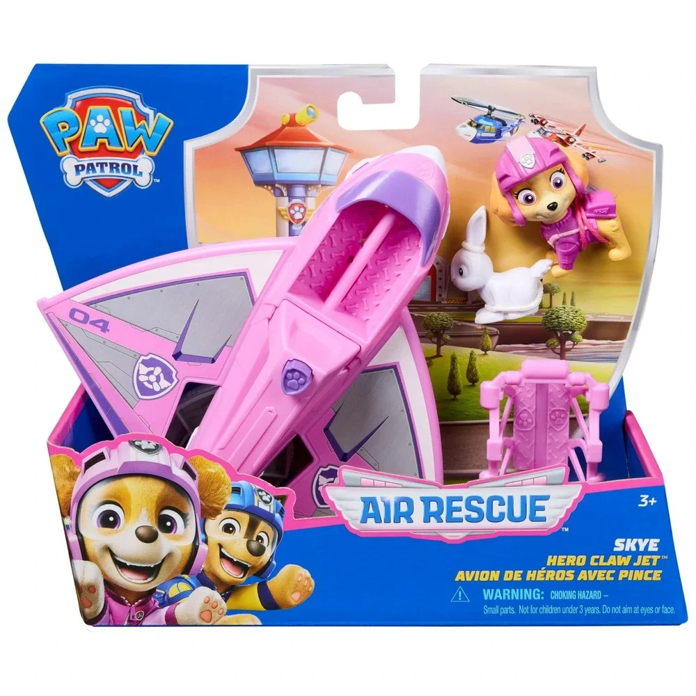 Lot of 2 PAW Patrol Roxi Rescue Wheels Vehicle & Air Rescue Skye Hero Claw Jet - Picture 9 of 16